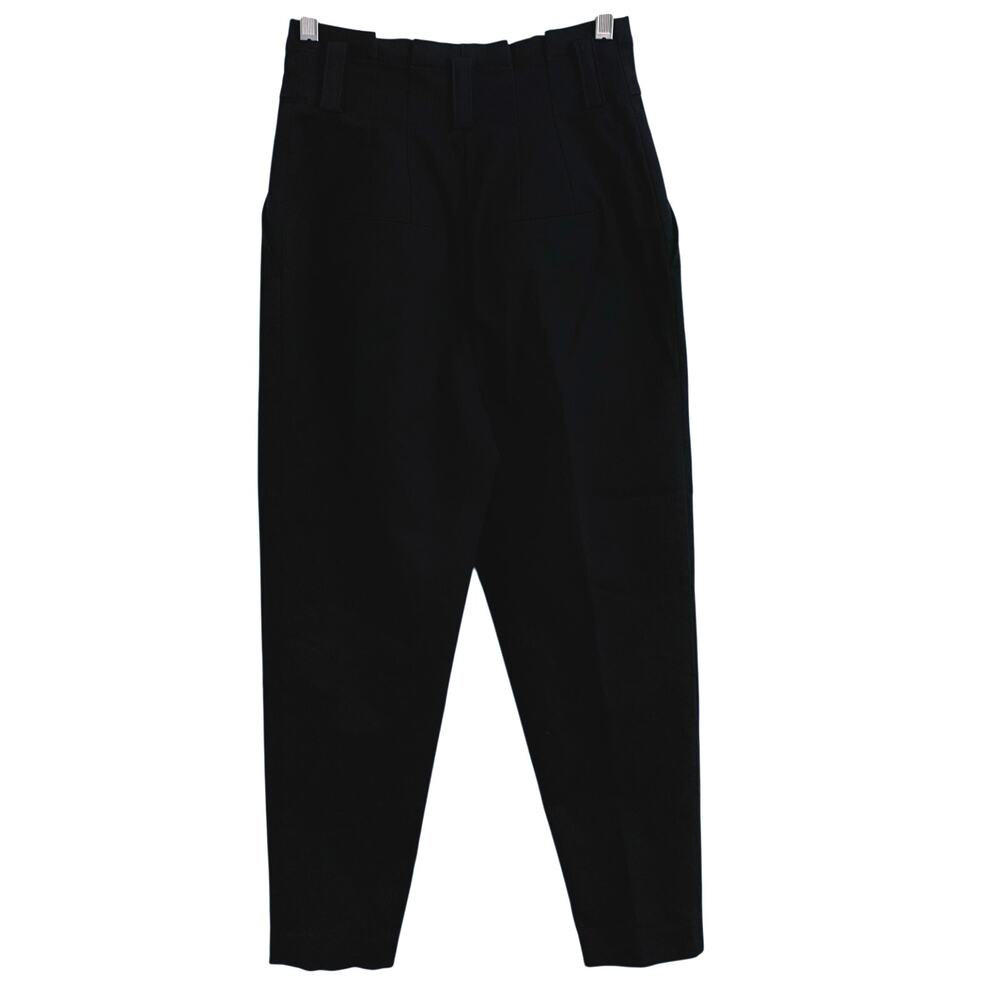A.L.C. Black Pleated High Rise Pants Women's Size 2 Career Office Quiet Luxury - Picture 2 of 10